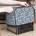 thumbnail image 7 of Lsque Blue Bathroom Print 2 Slice Toaster Cover , Kitchen Appliance Dustproof Protector , Toaster Protector Dustproof Kitchen Appliance Cover, 7 of 7