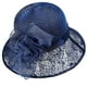 thumbnail image 1 of Sombreros de moda para mujer, sombrero de pescador con estampado, ventilado, de organza, con flores y protector solar, de poliéster., 1 of 6