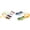 8" - 4PCS + 12" - 2PCS, variant on 8" - 4PCS Soft Bait Fishing Lure Freshwater Tackle for Pike Musky Bull Coarse Fish