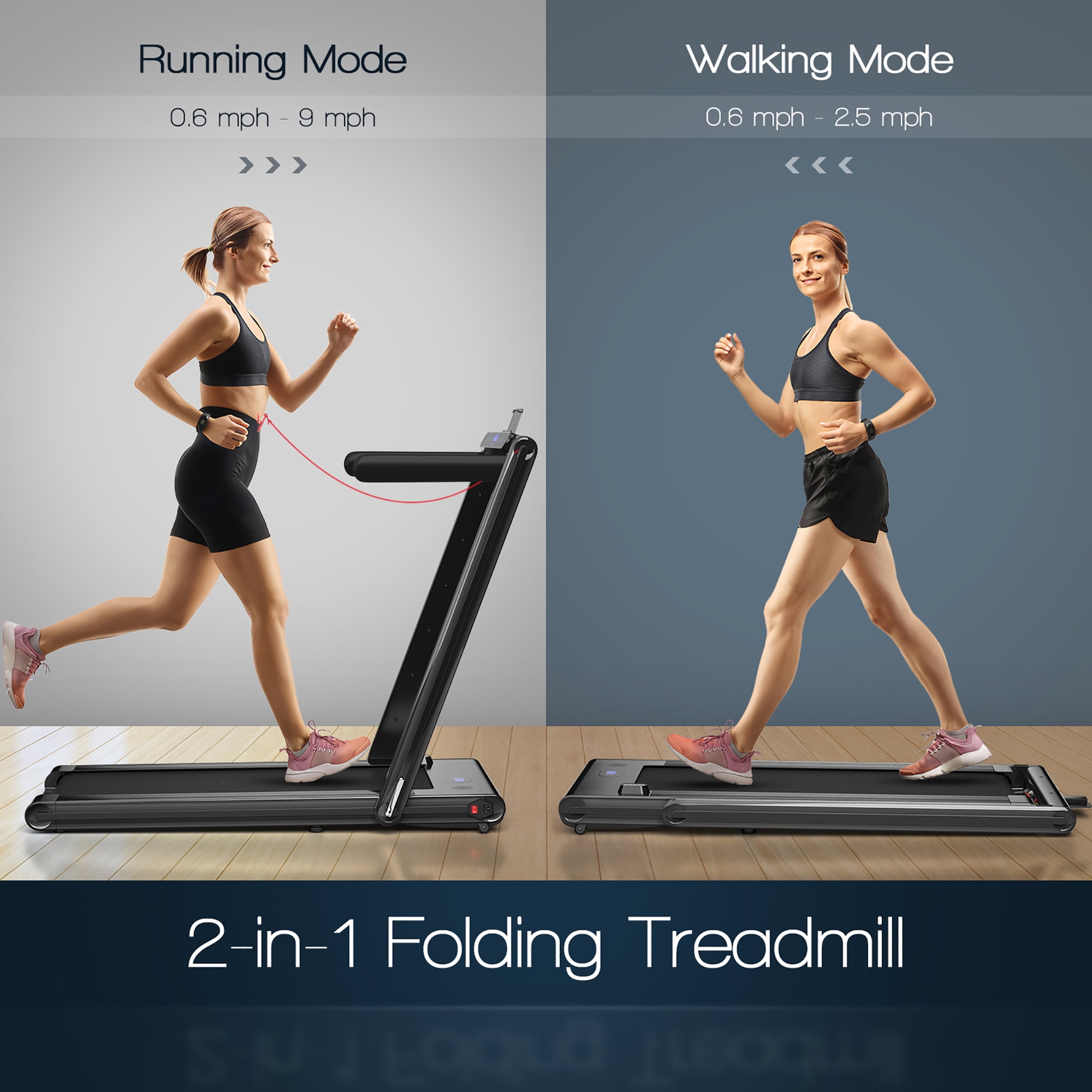 Costway 2 in store 1 folding treadmill reviews