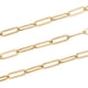 thumbnail image 2 of Cadena de clip de acero inoxidable 304 NQ dorado 5 m, 2 of 4