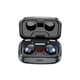 thumbnail image 2 of Auriculares V5.0 compatibles con Bluetooth Auriculares intrauditivos inalámbricos impermeables a prueba de sudor Auriculares portátiles 9D con estuche de carga Negro 1 par Inevent EL005378-01B, 2 of 7