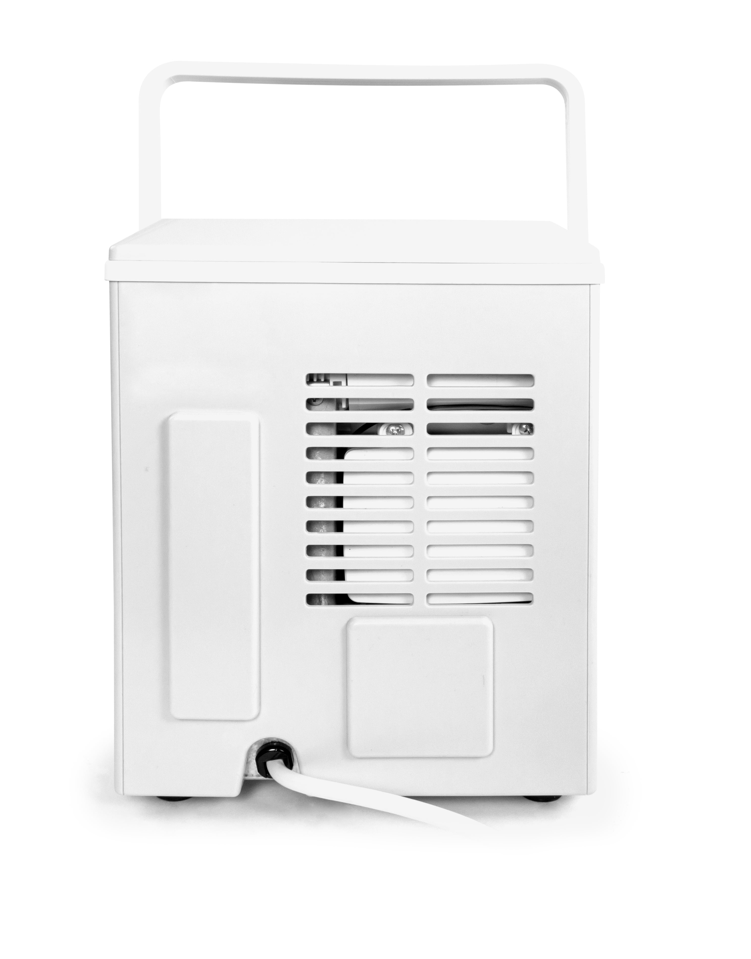 Thermostar Countertop Ice Maker, Automatic Self-Cleaning Ice Maker Machine with Handle, White