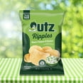 Utz Ripples Sour Cream & Onion Potato Chips, GlutenFree, Family Size