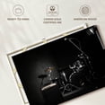 thumbnail image 6 of Elephant Stock Dark Musical Instruments Wall Art - Horizontal Canvas Wall Art - Living Room Wall Decor - Music Canvas - Black And Gray Decor - 51" x 34", 6 of 8