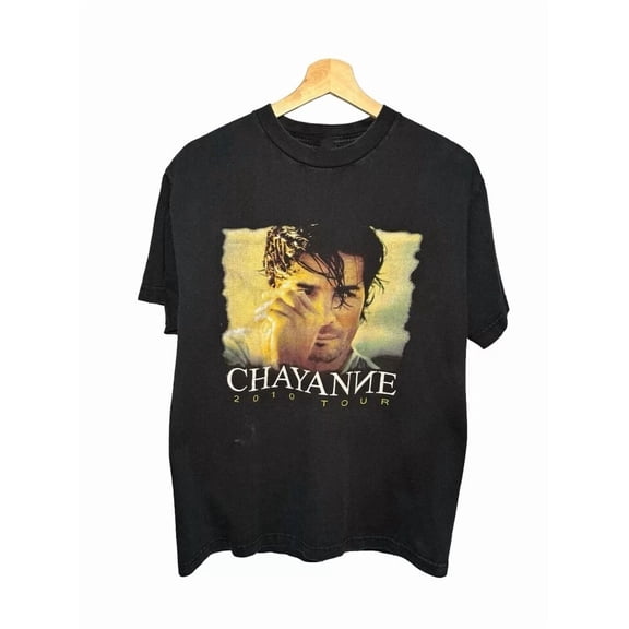 VINTAGE Vtg Chayanne No Hay Imposibles Tour Cotton Black S-5XL Unisex T Shirt AA1181