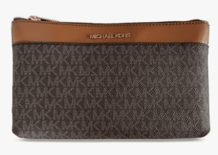 MICHAEL KORS Womens Maisie 3 In 1 Bundle Large Top Zip Tote Crossbody Pouch Wristlet