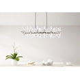 thumbnail image 3 of Serena 42 inch crystal rectangle chandelier in satin gold, 3 of 4