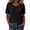 Black, variant on Summer Tops for Women Summer Black Trendy Pullover Pull-On Crew Neck Casual T-Shirts Tops for Women Trendy,M