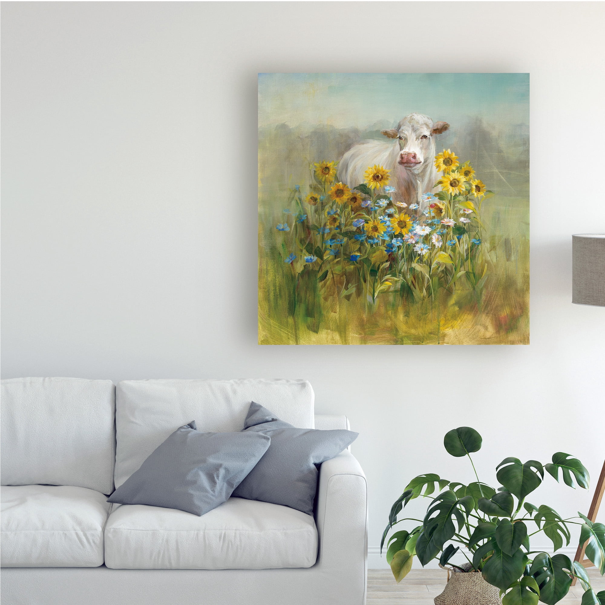 Trademark Fine Art 'Farm and Field I' Canvas Art by Danhui Nai