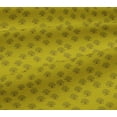 thumbnail image 4 of oneOone Cotton Jersey Medium Yellow Fabric Floral & Flying Swan Block Quilting Supplies Print Sewing Fabric By The Yard 58 Inch Wide, 4 of 4