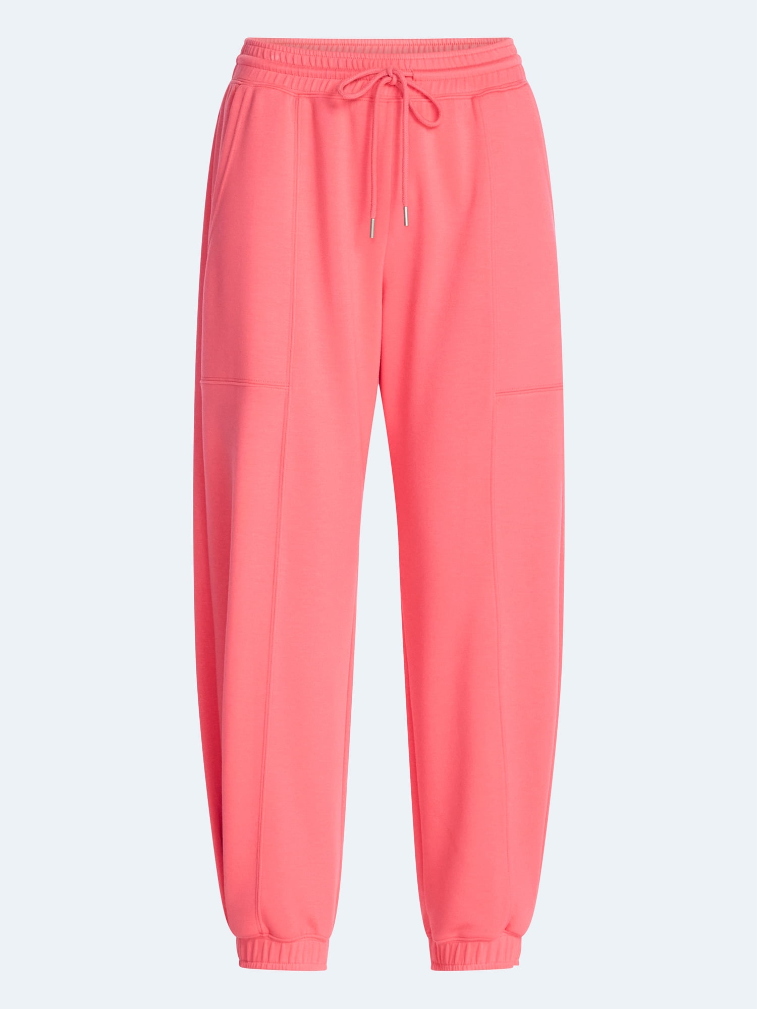 Scoop Women's and Women's Plus New Scubaknit Barrel Pants, Sizes XS-4X