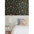 thumbnail image 2 of NextWall  Bird Toile Peel and Stick Wallpaper 20.5 in. W x 18 ft. L - Onyx, 2 of 7