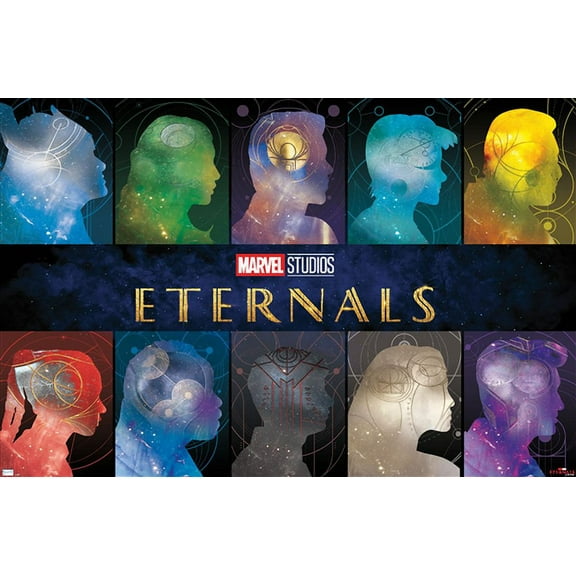 Marvel Eternals - Side Profile Wall Poster, 22.375" x 34"