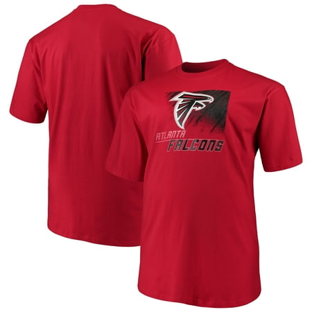 - Men's Majestic Red Atlanta Falcons Big & Tall Reflective T-Shirt