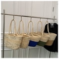 thumbnail image 2 of Namzi Women's Woven Shoulder Bag Woven Tote Bag and Cosmetic Bag,Summer Beach Weaving Chic Woven Tote Handbags Shoulder Bags 11*9.44*3.74inch（Multicolor）, 2 of 2