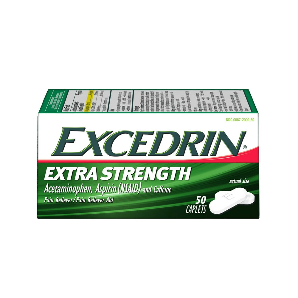 How Many Excedrin Extra Strength To Take Excedrin Extra Strength Acetminophen and Aspirin Headache Medicine