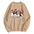 thumbnail image 3 of Cute Dog Christmas Sweatshirts for Women 2025 Long Sleeve Crewneck Graphic Sweatshirt for Dog Lovers Pullover Tops, 3 of 8