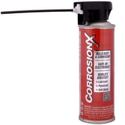 CorrosionX Rust Inhibitor, Industrial-Strength Dielectric Corrosion Prevention, Lubricant & Penetrant for Marine, Automotive, Electronics & RV Use, Protects Bolts, Cables, Engines, 6 oz aerosol