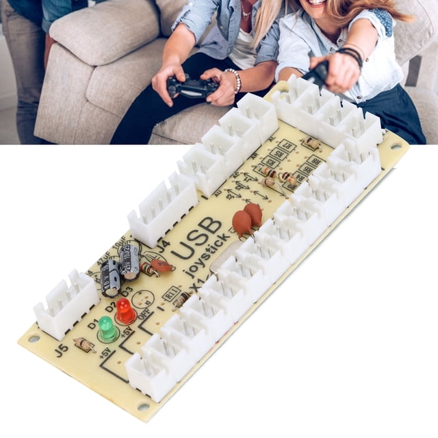 Game Controller USB EncoderDelay USB to Joystick Button for PC, DIY Retro Game Console, Support& RPi