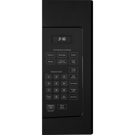 GE - 1.6 Cu. Ft. Over-the-Range Microwave - Black
