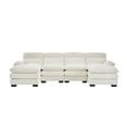 thumbnail image 5 of Modular Sectional Sofa with Chaise, 110 Oversized Chenille U-Shaped Sofa, Modern 6 Seater Upholstered Cloud Couch with Thicked Cushion for Living Room, 5 of 9