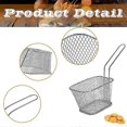 thumbnail image 3 of 4 Pcs Mini French Fries Basket, Less Steel Individual Square, 3 of 5