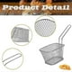 thumbnail image 3 of 4 Pcs Mini French Fries Basket, Less Steel Individual Square, 3 of 5
