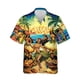 thumbnail image 5 of Camisas de playa con estampado 3D de chica hula para hombre, blusas casuales de manga corta con diseño de bailarina hawaiana, camisas de playa con botones Aloha, blusas para hombre, 5 of 5