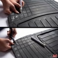thumbnail image 5 of Semi-Custom fit Floor Mats & Cargo Liner for Ford Edge Rubber Black 6x, 5 of 13