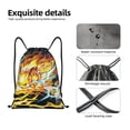 thumbnail image 4 of Pofeuu Pokemon for Water-Resistant 210D Drawstring Bag Compact Foldable Design Gym Yoga Travel Essentials Lightweight Carryall-Medium, 4 of 6