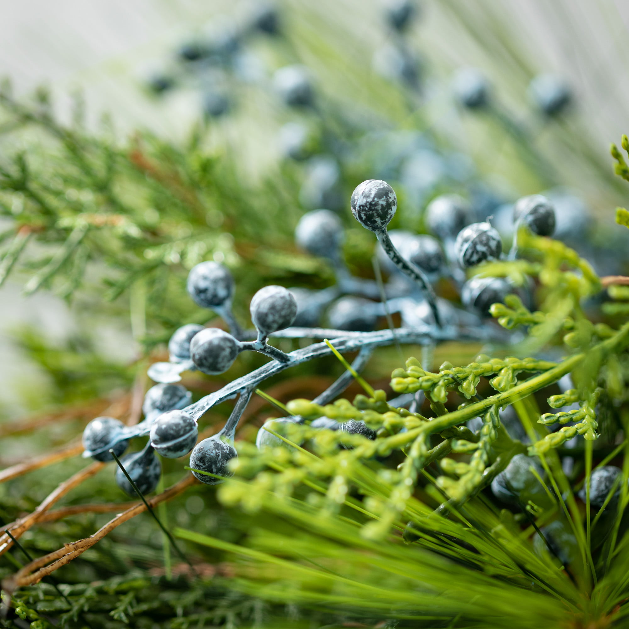 Artificial Winter Berry Stems – Artificial Green
