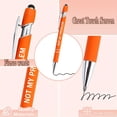 thumbnail image 5 of 12 Pieces Inspirational Ballpoint Pens With Stylus Tip, Office Quotes Touch Stylus Pen Encouraging Scriptures, Black Ink H-10PCS, 5 of 6