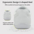 thumbnail image 7 of GlideMoves White Cheer Shoes Girls Jump Tumbling Women Exercise Aerobic Fitness Dance Training Youth School Student Team Athletic Competition Women 7.5, 7 of 7
