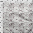 thumbnail image 2 of oneOone Viscose Jersey Dusty Brown Fabric Leopard Skin & Texture Watercolor Sewing Fabric By The Yard Printed Diy Clothing Sewing Supplies 60 Inch Wide, 2 of 5