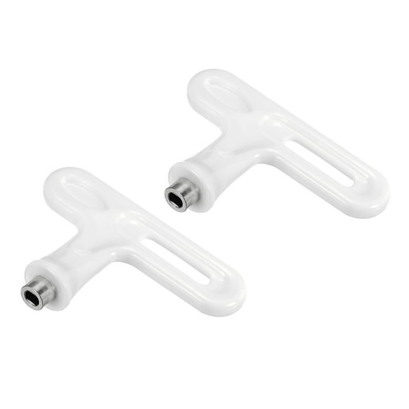 Uxcell Steel Track Spikes Wrench Sports Shoe Spikes Replacement Tool T Type Wrench Nail Puller White 2Pcs
