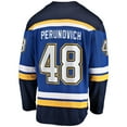 thumbnail image 3 of Men's Fanatics Scott Perunovich Blue St. Louis Blues Home Premier Breakaway Player Jersey, 3 of 3