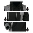 thumbnail image 4 of Ma Croix Mens Slim Fit Jacket Pullover Multi Design Sweater Sweatshirt Hoodies, 4 of 4