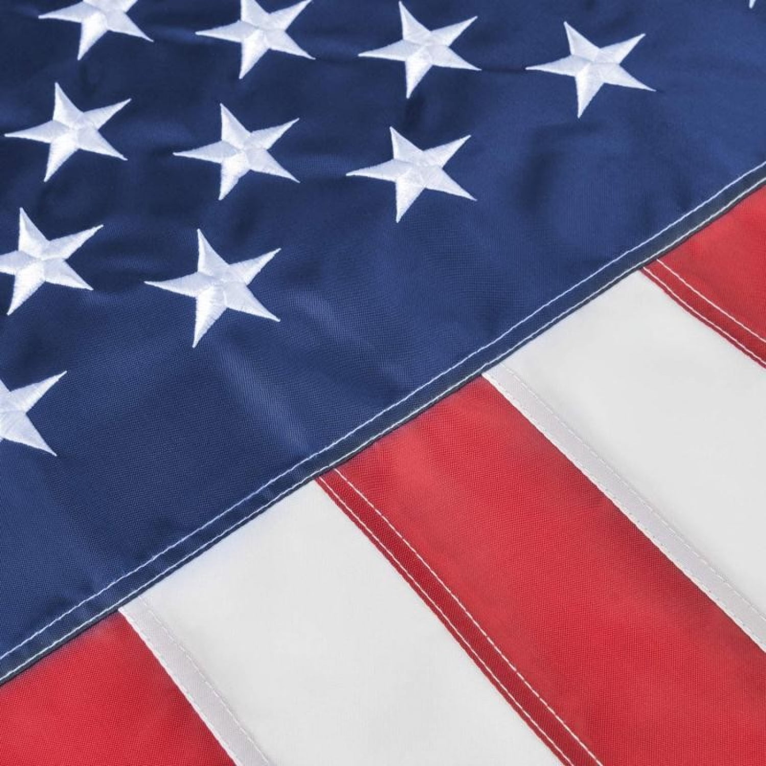 Meponn American Flag 4*6FT Outdoor Heavy Duty Deluxe, Spun Polyester Durable US Flag, Embroidered Stars, Sewn Stripes, Brass Grommets, Vivid Color All Weather Flag for Outside