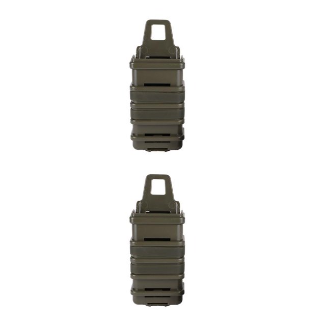Wosthever táctico MP7 , bolsa para revistas, Clip de plástico ABS, funda oculta rápida, accesorios militares de verde 2Conjunto