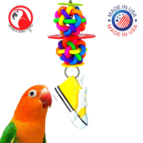 Bonka Bird Toys 1977 Sneaker Snowflake Bird Toy.