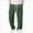 A1-Dark Green, variant on Mens Cotton Linen Pants Casual Drawstring Summer Beach Pants Lightweight Linen Dress Trousers Light Blue XXL