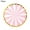 Pink, variant on Travelwant 10Packs 7/9 Inch Plastic Party Plates Gold Rim, Premium Heavy Duty Dinner Plates and Disposable Dessert Appetizer Elegant Fancy Heavy Duty Wedding Plates