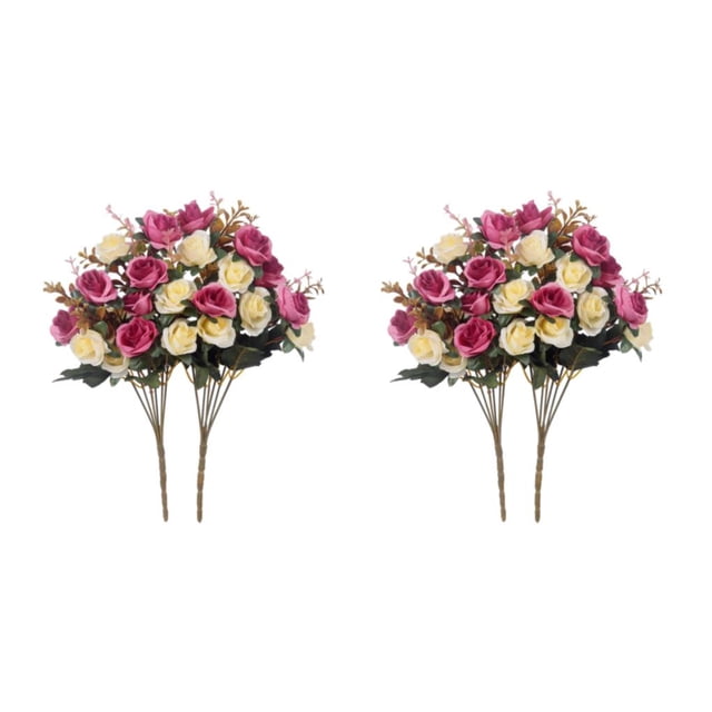Wosthever 2x Flores de cementerio Multicolor Opcional Mano de obra fina