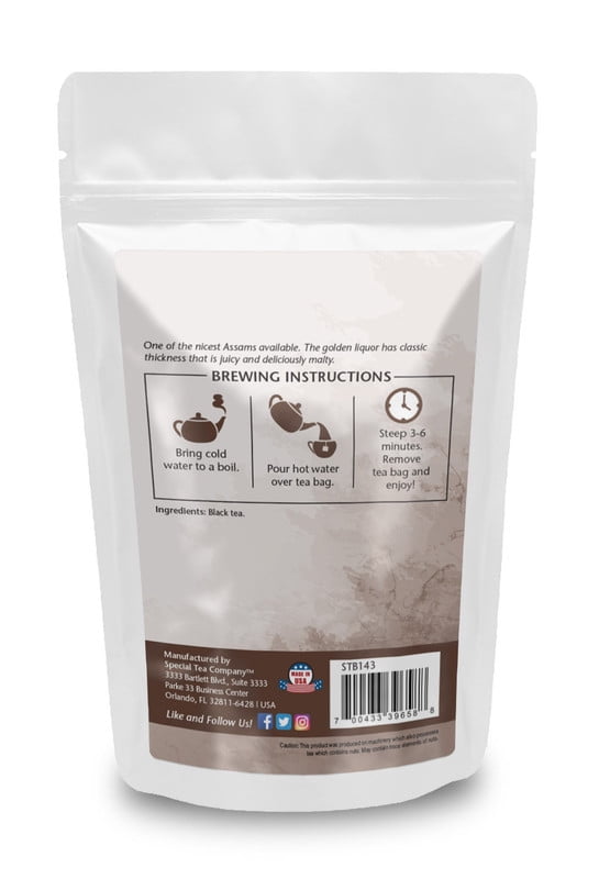 Special Tea Hermes Orange Loose Leaf Green Tea, Pyramid 15 Sachets