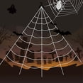 thumbnail image 1 of Simulación de telaraña, triangulación, accesorios de decoración al aire libre para Halloween, juguetes grandes y difíciles, fiesta temática, 1 of 5