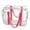 A, variant on Macaron Color Clear PVC Cosmetic Tote Bag, Waterproof Transparent Travel Toiletry Organizer, Portable Gym Swim Shower Storage Sack, Beach Handheld Waterproof Carry Pouch
