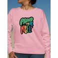 thumbnail image 2 of Proud To Be Myself. Sweatshirt Women -Smartprints Designs, Female Medium, 2 of 4