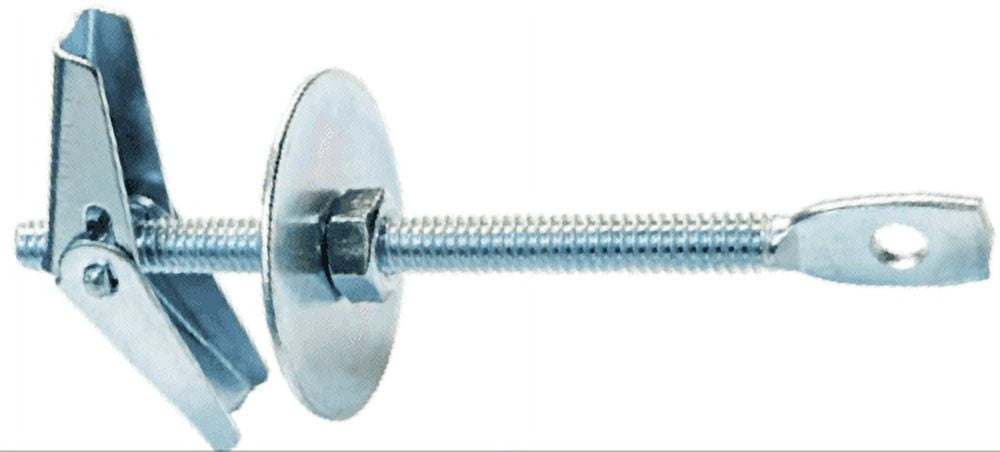 4-1/4" Drywall Acoustical Ceiling Tile Eye Lag Toggle Bolt Screws Spring Wing Anchors Hangers Tire Wire Acoustical Hollow Wall Block Wallboard Plaster Plywood Clay Tile Overhead Hanging Bolts