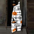 thumbnail image 7 of Halloween Jumpsuits for Women, One Piece Sleeveless Pumpkin Print Rompers Pants, Adjustable Strap Baggy Overalls, Wide Leg Jumpsuit Baggy Harem Pants, Summer Fall Outfits, White L, 7 of 7